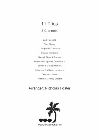 Trio Album. 11 Trios for 3 clarinets.