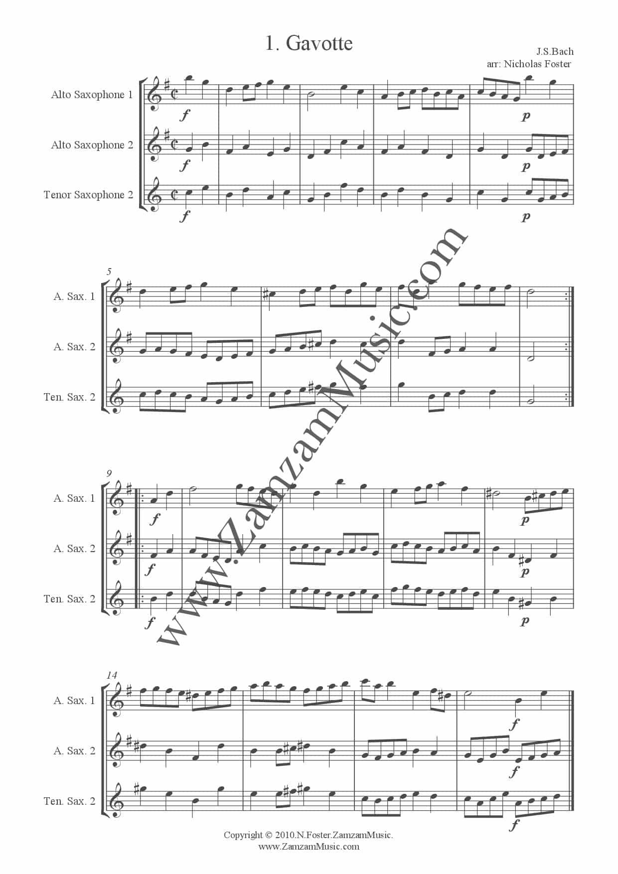 Alto and Tenor Sax Duets 16 Intermediate Duets in Progressive Difficulty