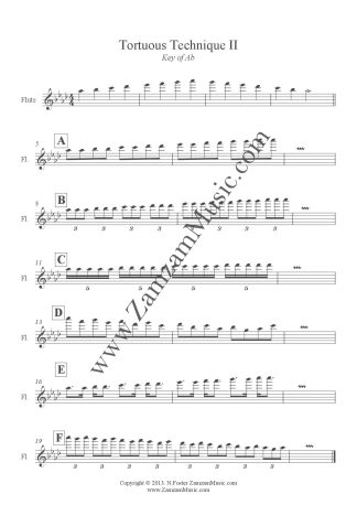 Tortuous Technique II. A challenging series of twisting exercises in all keys