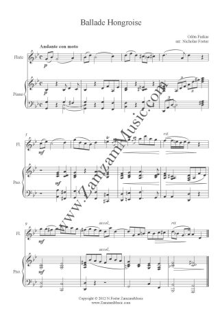 Farkas : Ballade Hongroise