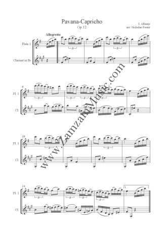 The Latin Album - Flute and Clarinet. Advanced Latino styles from Spain to Cuba.