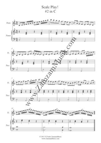 Scale Play! #2 for Flute - more challenging scale based exercises in every key.