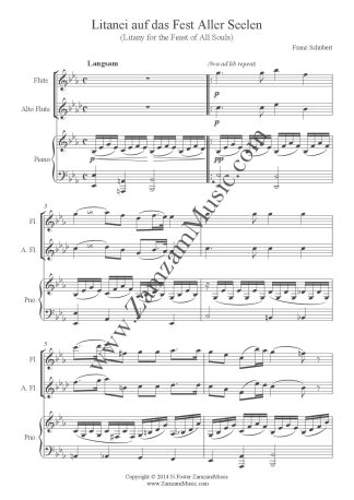 Schubert : Litany for the Feast of All Souls