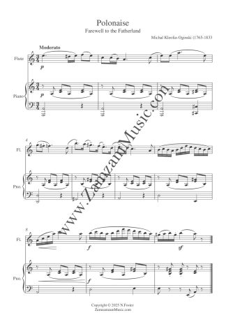 Oginsky, Michel : Polonaise