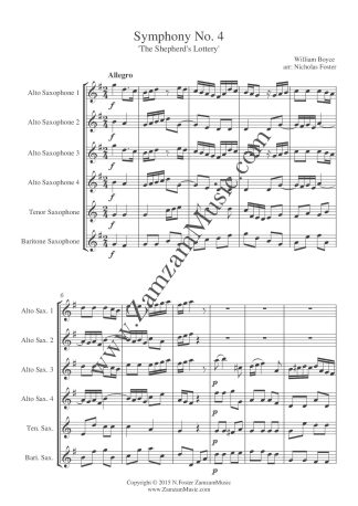 Boyce, William : Symphony No 4. “The Shepherd’s Lottery”.
