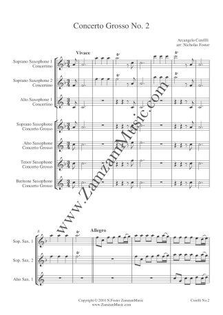 Corelli – Concerto Grosso No 2. Op 6.