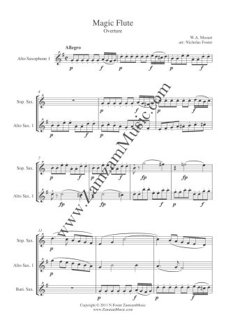 Mozart – Overture, The Magic Flute.