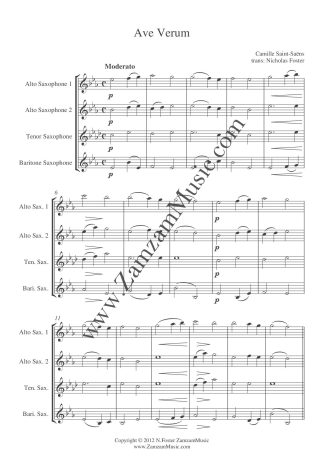 Saint-Saens : Ave Verum Corpus.